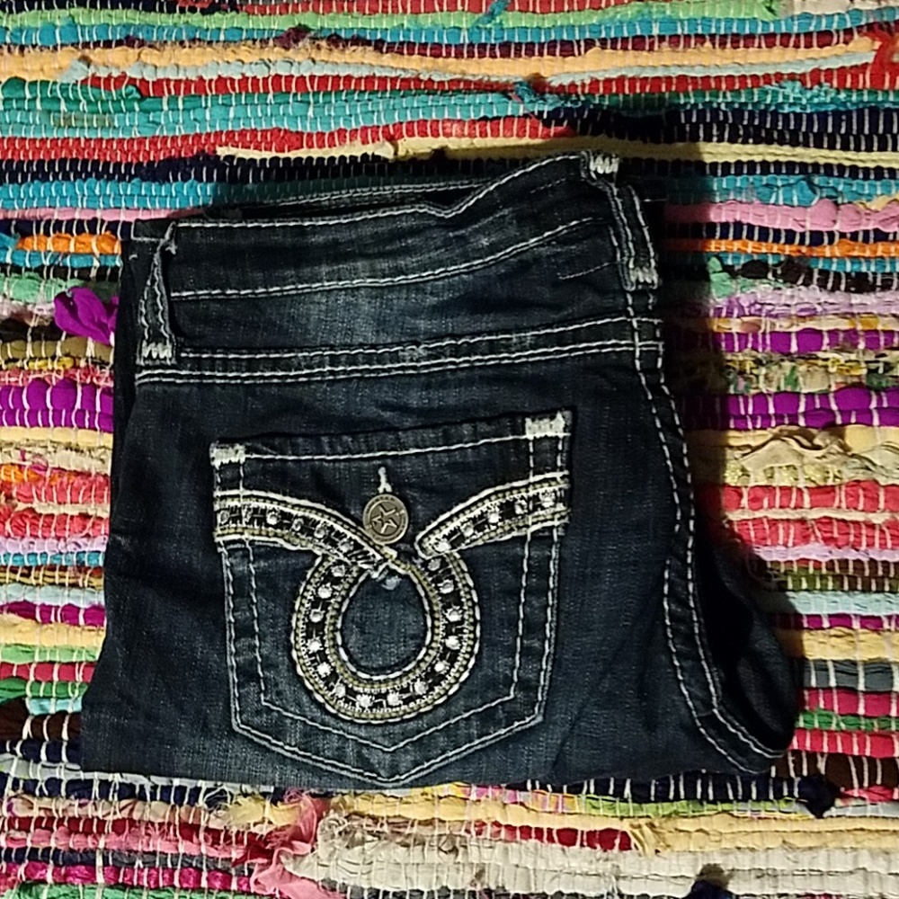 Big Star Maddie dark wash stretchy jeans 30R